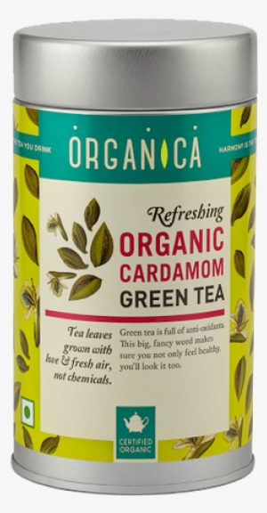 Organica-cardamom - Organica Organic Green Tea, Ginger