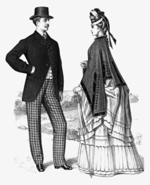 Clipart Coat Gents - Moda De 1800