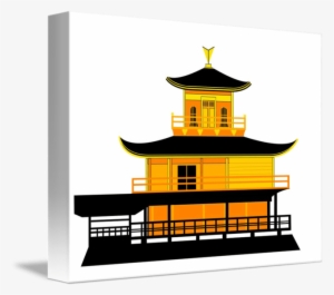 Golden Temple Clipart 2 By Heather - Golden Temple, Kyoto, Japan Large Mug