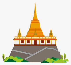 Thailand Clip Art Golden Transprent Png Free - Thailand Clip Art Png