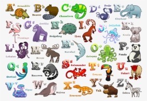 A To Z Alphabets Png Image - Atoz Animals