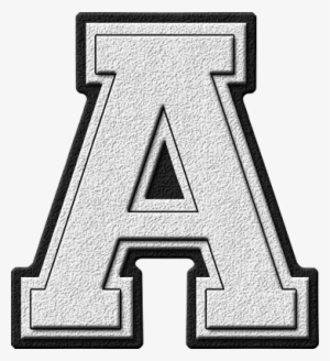 White Varsity Letter M