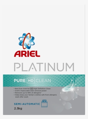 Ariel Platinum Pure Hd Clean Semi-automatic Washing - Ariel Matic Front