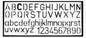 This Free Icons Png Design Of Template Latin Alphabet