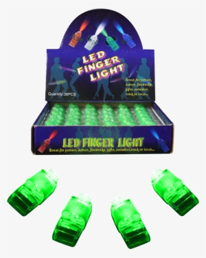 Mouse Over Product Image To Zoom - Led Finger Lights - Green 36ct