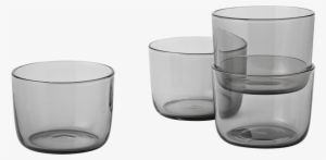10055 Corky Drinking Glasses Low Grey 1502282776 - Muuto - Corky Glass - Low