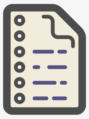 Big Image - Paper With Note Clipart