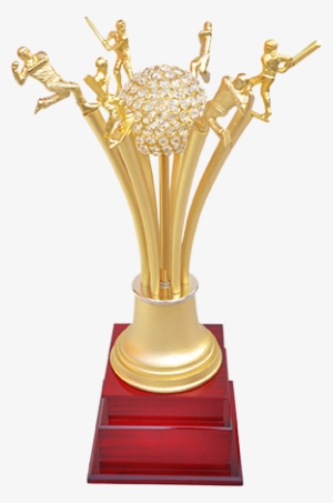 Mt 3463 Metal Cricket Trophy - Trophy