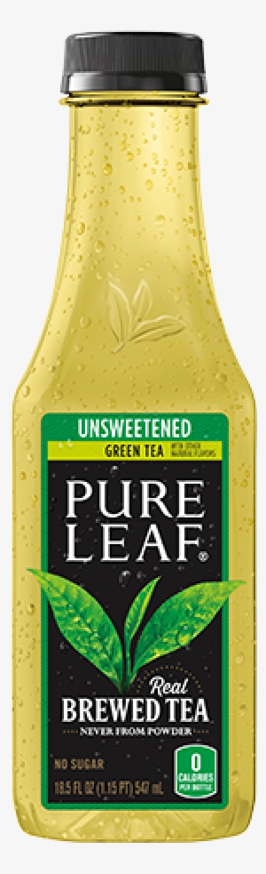 Unsweetened Green Iced Tea - Pure Leaf Unsweetened Tea