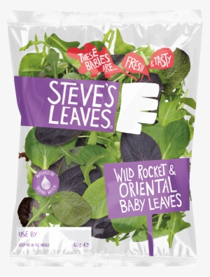 Wild Rocket And Oriental Baby Leaves - Steve's Leaves Pea Shoots & Baby Leaves