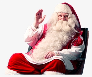 Santa - Santa Claus Sitting Png