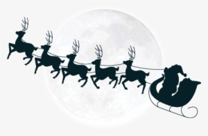 Moon And Santa Png