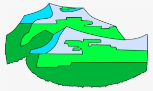 This Free Clipart Png Design Of Green Mountains Clipart