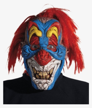 Adult Mens Chubbs The Clown Mask - Halloween Fancy