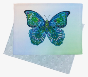 Blue Morpho Butterfly Microfiber Cleaning Cloth - Morpho