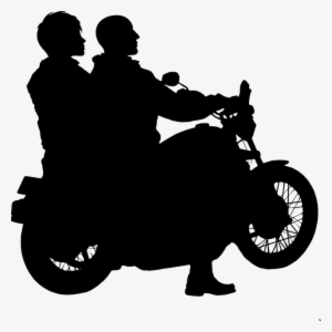 Motorcycle Riding - Moto Casal Preto E Branco