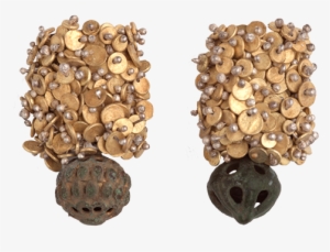 Newfoundland Romilly Saumarez Smith Gold Caddis Earringsx600 - Gold