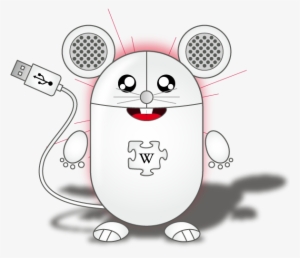 Png Royalty Free File Wikipedian Png Wikimedia Commons - Optical Mouse Cartoon Png