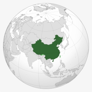 World Map China Location Of The In - Китай Географско Положение