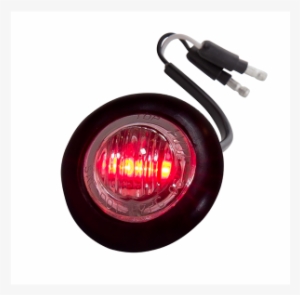 Mini Round Clear/red 2-wire Clearance Marker Light - Light