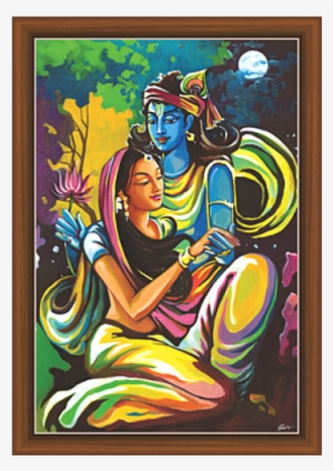 Radha Krishna Paintings - Painting