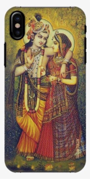 Radha Krishna Colorful Glory Slim Back Cover For Apple - Wedding Kannan Radhai Hd