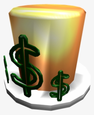 Golden Top Hat Of Bling Bling Without Background - Golden Top Hat Roblox