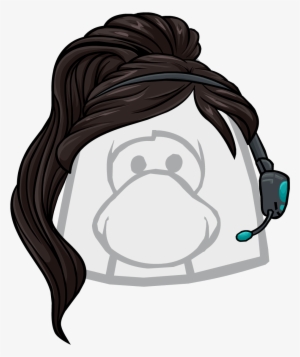 Clothing Icons 1170 Style 2013 - Club Penguin Agent Hair