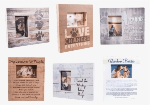 Pallet Box Frame - Peace, Love, Dog Wood Pallet Box Frames
