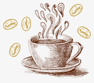 Image Library Stock Cappuccino Cafe Hand Painted Handpainted