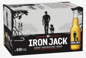 Iron Jack Bottles 24 Case - Iron Jack Full Strength Lager