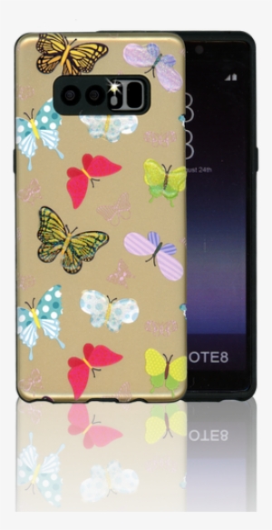 Samsung Galaxy Note 8 Mm 3d Butterfly - Lycaenid