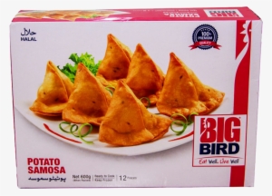Big Bird Potato Samosa 12 Pcs 600 Gm - Big Bird Food Pvt Ltd