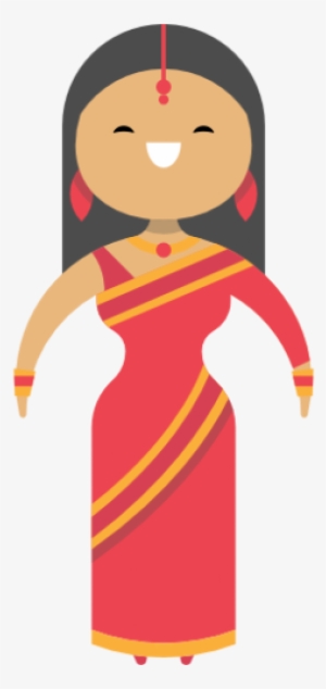 001 Indian 1 - India People Cartoon Png