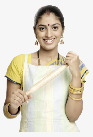 Indian Clipart House Maid - Indian Female Chef Png