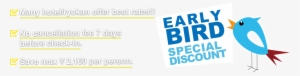 Early Bird Special Discount Many Hotel/ryokan Offer - Poster
