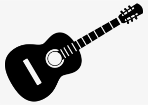 Guitar Instrument Acoustic Band Black Mono - Guitar Clipart