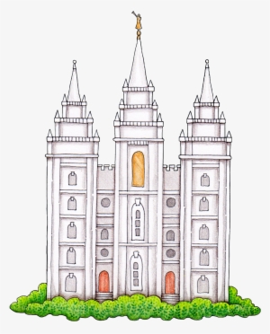 Clip Art Transparent Library Camille From Sprimaryideas - Salt Lake City Temple Clip Art