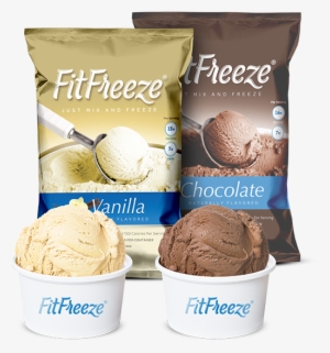 Fitfreeze Packages With Bowls Of Ice Cream - Fitfreeze