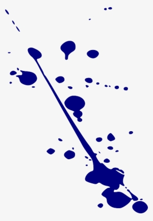 Dark Blue Clipart Blue Splatter - Blue Splatter