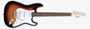Fender Squier Bullet Strat With Tremelo Guitar - Squier Affinity Stratocaster Brown Sunburst