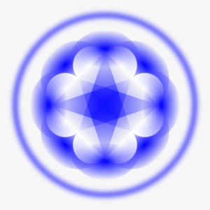 How To Set Use Blue Flower Design Svg Vector