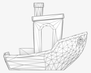 You Can Now Download These Two Illustrations Of A Stylized - Wire-frame Model