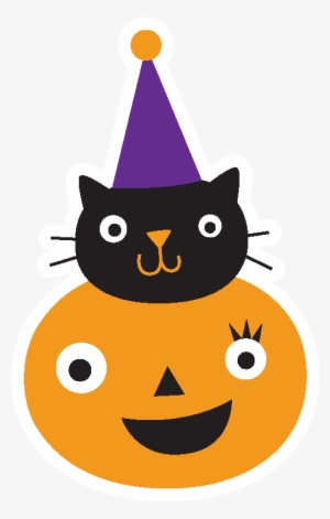 Nkubo Pumpkinandkittyhead - Halloween Minus Png