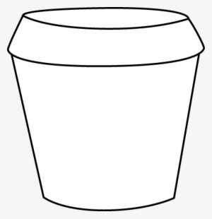 Black And White Flower Pot - Black And White Pot