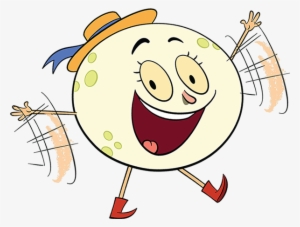 Luna The Moon Waves Happily At You While Walking On - Moon