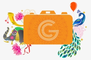 Indian Wedding Aesthetics Artwork For A Photographer - Camera Clip Art