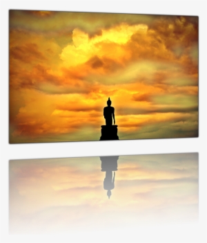 The Victory Of Lord Buddha - Silhouette