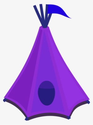 Tent Clipart Indian House - Tent Clipart Png Blue