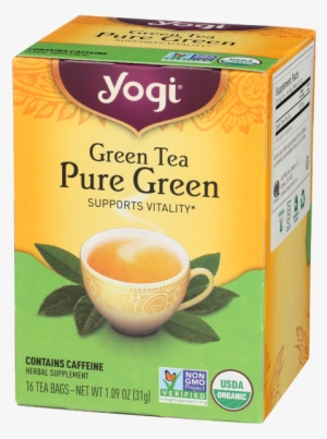Yogi Tea Green Tea Pure Green Tea-16 Bags - Yogi Tea - Green Tea Pure Green - 16 Tea Bags